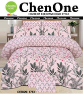 Pure Cotton Bed Sheet | Double Bed | King Size | Box Pack | Design-1713